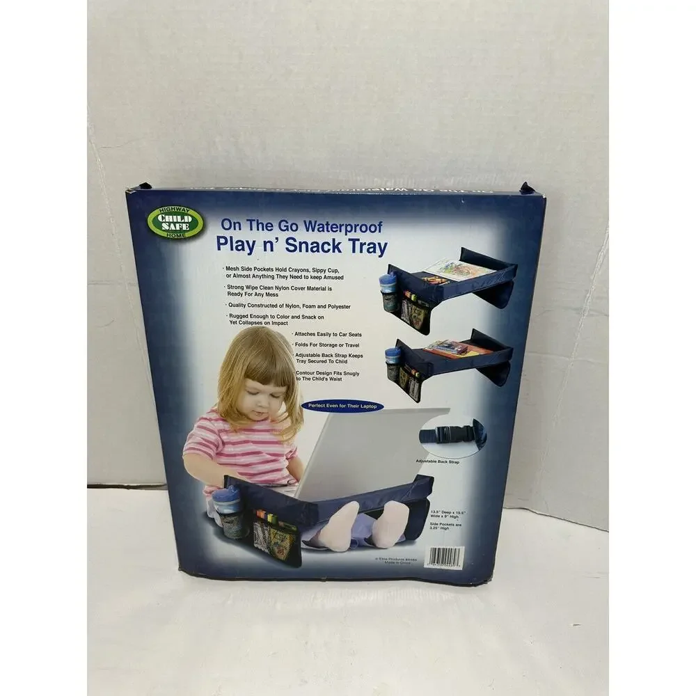 Waterproof Play n' Snack Tray Car Plane Safety Seat Highway‎ Childsafe On The Go